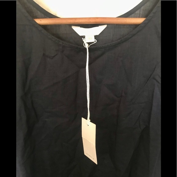 Black Cotton Dress with Slip - Picture 4 of 14